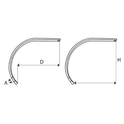 Ciseau à lame unique dent 55x25 déclenchement 490 mm
