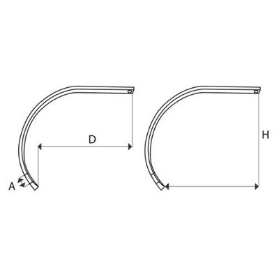 Dent stripel 50x16 jeu 680 mm
