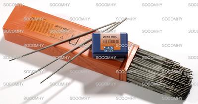 Électrodes de soudure à l'arc rutiles rechargement inox 