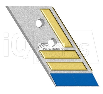 Pointe de Kverneland Reversible 053090  Hardface-Diamant